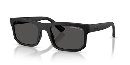Anteojos De Sol Armani Exchange 0AX4165S Matte Black Dark Grey Gris/Negro