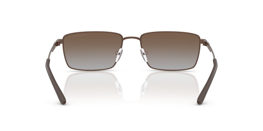 Anteojos De Sol Emporio Armani EA2169 Matte Bronze Grey Gradient Brown Café/Café