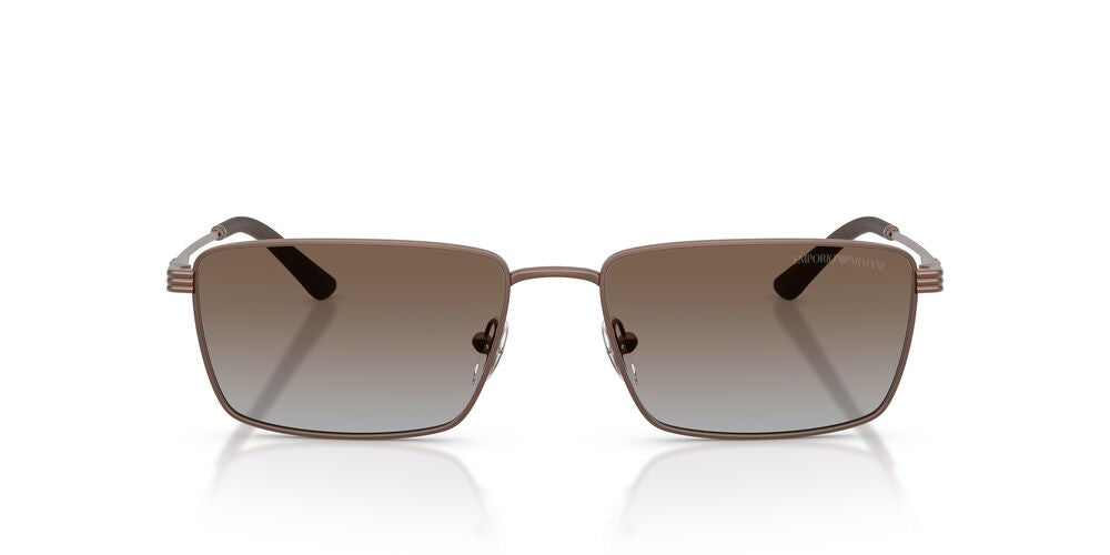 Anteojos De Sol Emporio Armani EA2169 Matte Bronze Grey Gradient Brown Café/Café