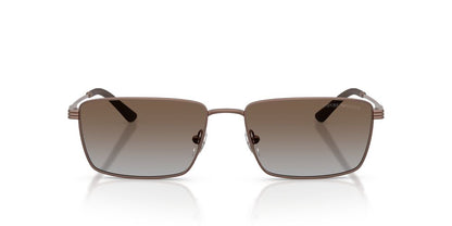 Anteojos De Sol Emporio Armani EA2169 Matte Bronze Grey Gradient Brown Café/Café