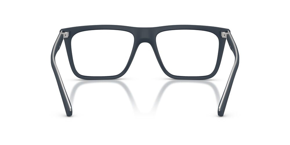 Anteojos Ópticos Clip On Emporio Armani 0EA4258 Matte Blue Clear Sin Color/Azul