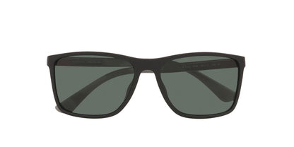 Anteojos De Sol Jean Monnier 0J84172 Matte Black Dark Green Verde/Negro