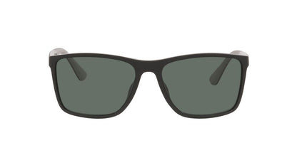 Anteojos De Sol Jean Monnier 0J84172 Matte Black Dark Green Verde/Negro