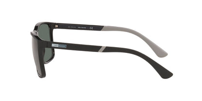 Anteojos De Sol Jean Monnier 0J84172 Matte Black Dark Green Verde/Negro