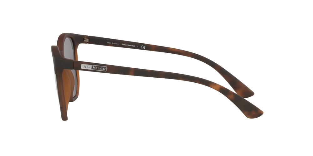 Anteojos De Sol Jean Monnier 0J84174 Matte Dark Havana Warm Grey Gris/Havana