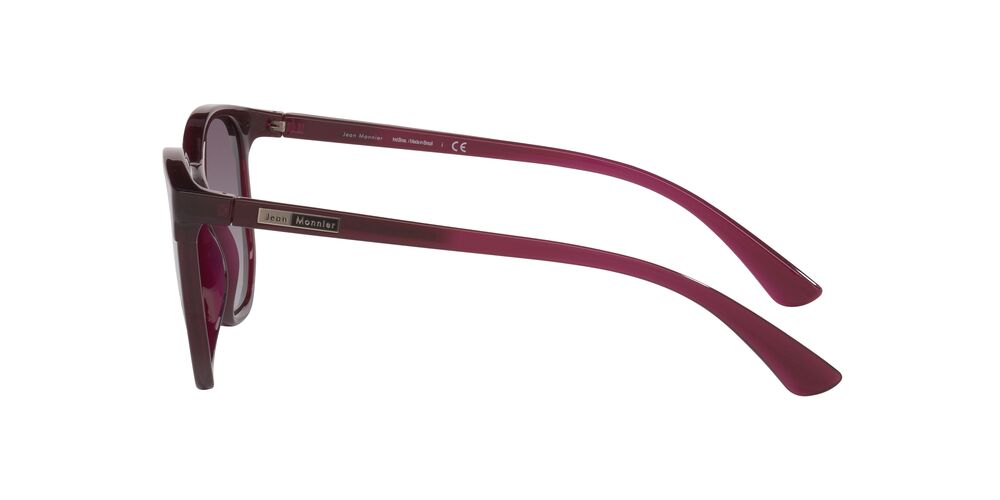 Anteojos De Sol Jean Monnier 0J84174 Transparent Fuchsia Light Grey Gradient Dark Grey Gris/Rosa