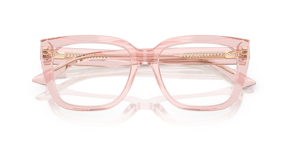 Anteojos Ópticos Jimmy Choo 0JC3019B Transparent Pink Rosa/Cuadrado