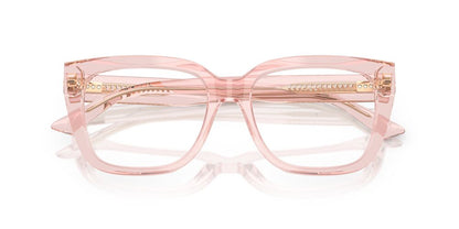 Anteojos Ópticos Jimmy Choo 0JC3019B Transparent Pink Rosa/Cuadrado