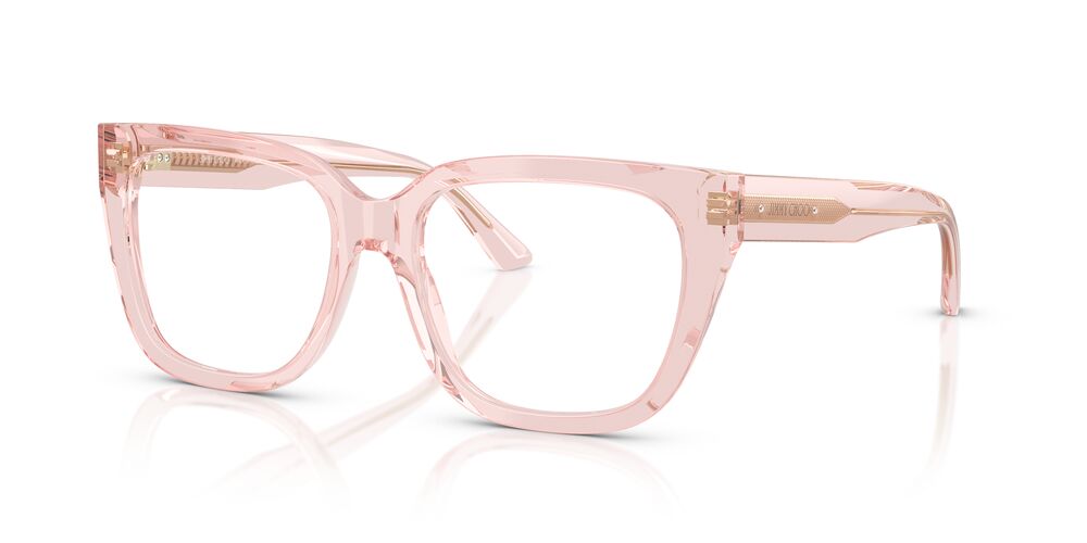 Anteojos Ópticos Jimmy Choo 0JC3019B Transparent Pink Rosa/Cuadrado