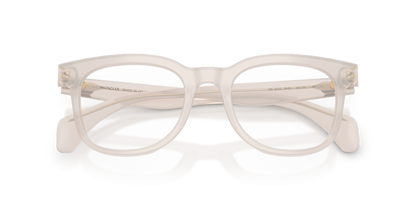 Anteojos Ópticos Moncler 0ME2023 Opal Shiny Milky Snow