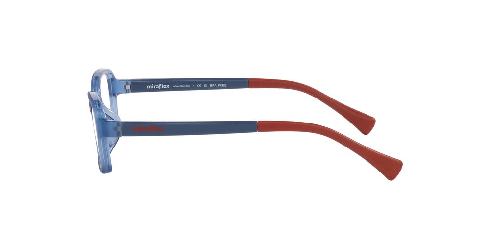 Anteojos Ópticos Miraflex 0MF4037 Translucent Navy Blue Azul