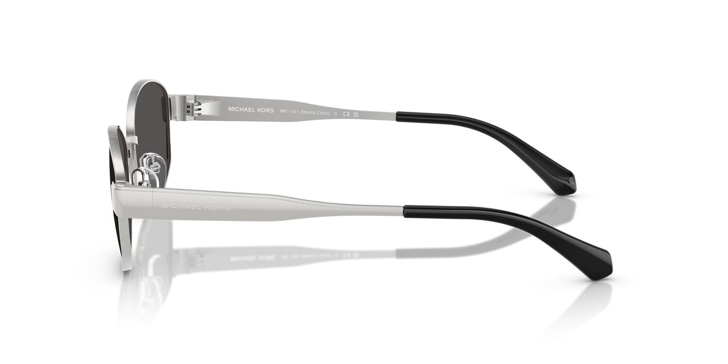 Anteojos De Sol Michael Kors 0MK1161 Monte Carlo Plateado/Gris