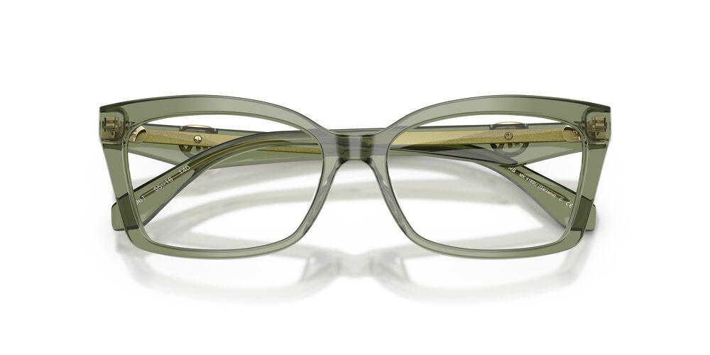 Anteojos Ópticos Michael Kors MK4165U Garzeno Green Transparent Verde