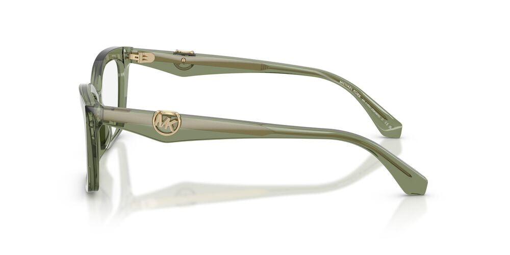 Anteojos Ópticos Michael Kors MK4165U Garzeno Green Transparent Verde