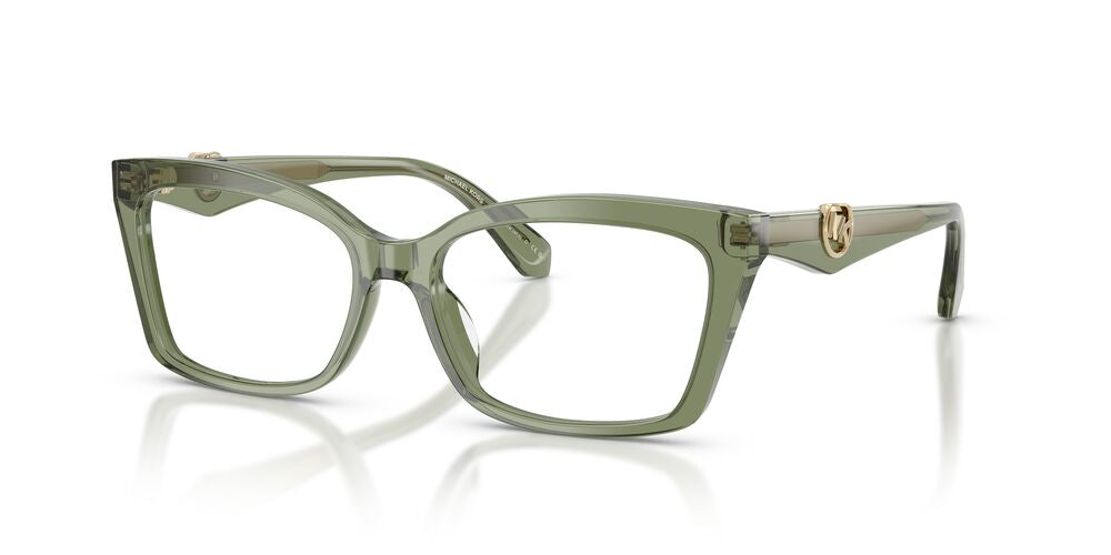 Anteojos Ópticos Michael Kors MK4165U Garzeno Green Transparent Verde