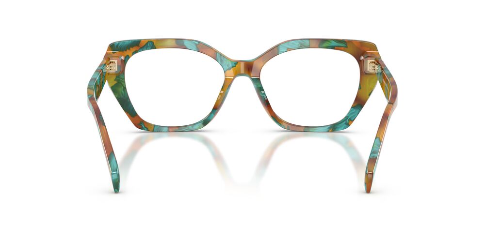 Anteojos Ópticos Michael Kors MK4167U Nashville Teal Graphic Tortoise Celeste/Café