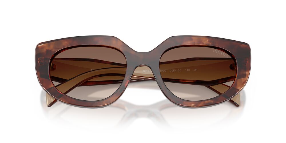 Anteojos De Sol Prada 0PR D02S Café/Crema
