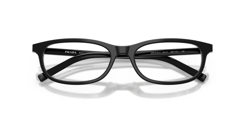 Anteojos Ópticos Prada 0PR D15VU Black/Basalt Horn Black/Basalt Horn/Irregular