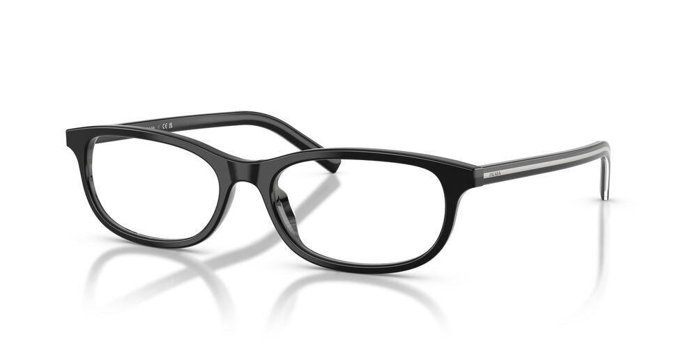 Anteojos Ópticos Prada 0PR D15VU Black/Basalt Horn Black/Basalt Horn/Irregular