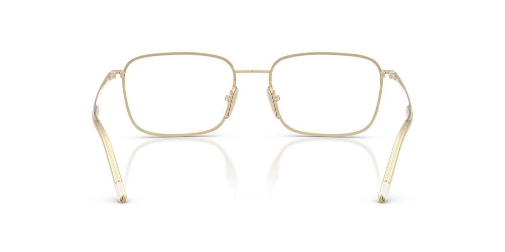 Anteojos Ópticos Prada 0PR D55V Pale Gold Dorado/Rectangular