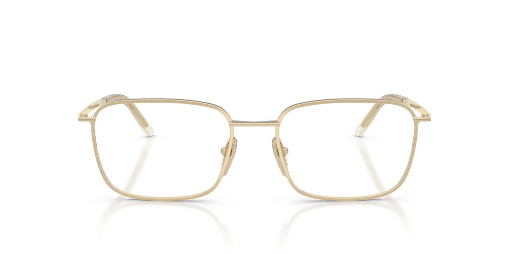 Anteojos Ópticos Prada 0PR D55V Pale Gold Dorado/Rectangular