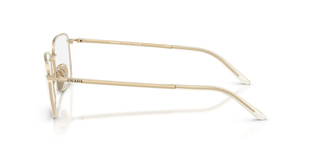 Anteojos Ópticos Prada 0PR D55V Pale Gold Dorado/Rectangular