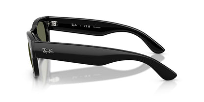 Anteojos De Sol Ray-Ban 0RB0832S Mega Wayfarer Ii Black Green Plar