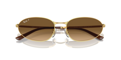 Anteojos De Sol Ray-Ban 0RB3734 Café/Dorado
