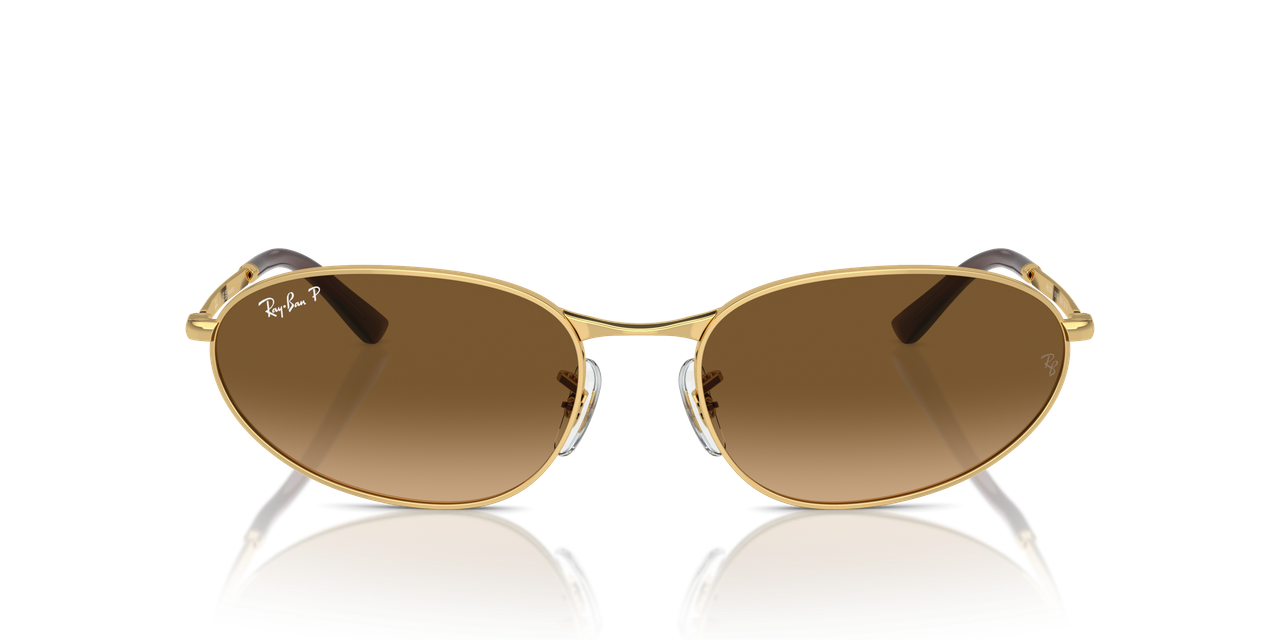 Anteojos De Sol Ray-Ban 0RB3734 Café/Dorado