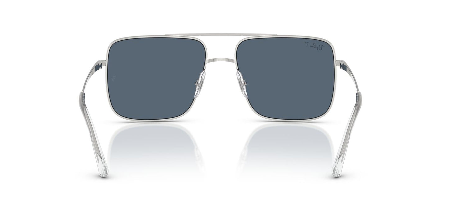 Anteojos De Sol Ray-Ban RB3758 Ari Azul/Plateado