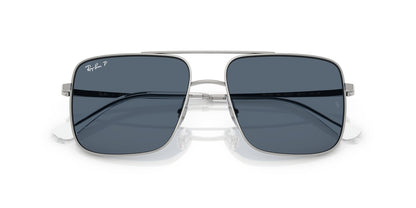 Anteojos De Sol Ray-Ban RB3758 Ari Azul/Plateado