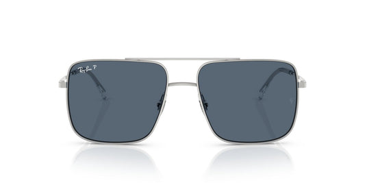 Anteojos De Sol Ray-Ban RB3758 Ari Azul/Plateado