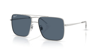 Anteojos De Sol Ray-Ban RB3758 Ari Azul/Plateado