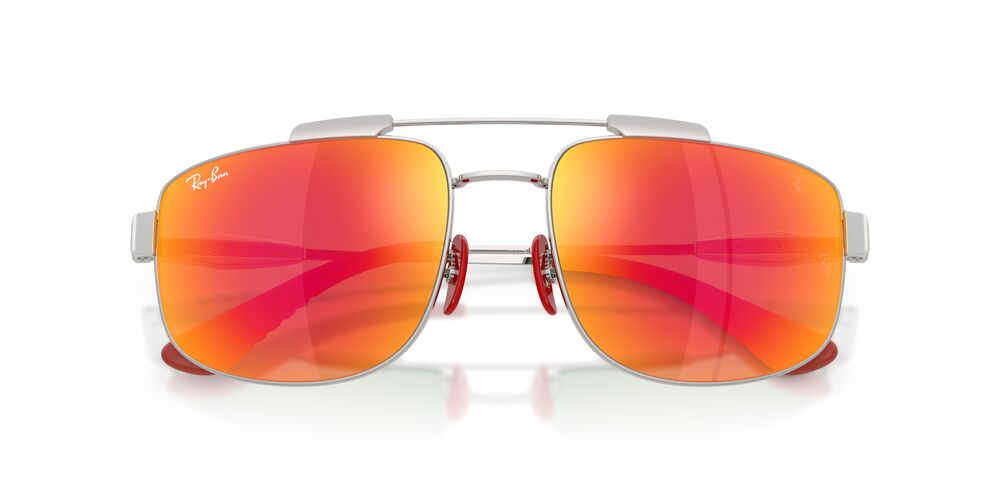 Anteojos De Sol Ray-Ban 0RB3789M Rojo/Plateado
