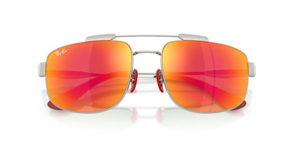 Anteojos De Sol Ray-Ban 0RB3789M Rojo/Plateado