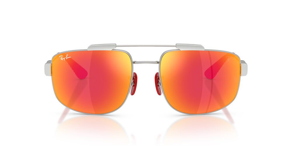 Anteojos De Sol Ray-Ban 0RB3789M Rojo/Plateado