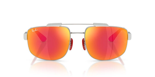 Anteojos De Sol Ray-Ban 0RB3789M Rojo/Plateado