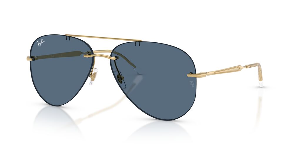 Lentes De Sol Ray-Ban 0RB3791 Arista Azul/Dorado