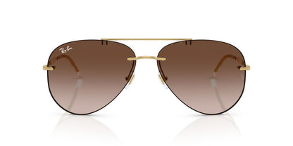 Lentes De Sol Ray-Ban 0RB3791 Arista Café/Dorado