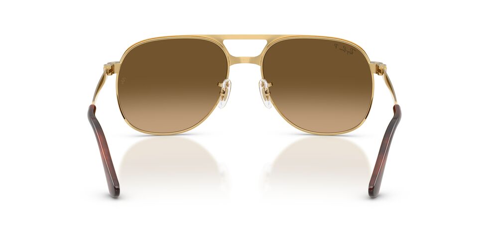 Lentes De Sol Ray-Ban 0RB3793 Bill Max Café/Dorado