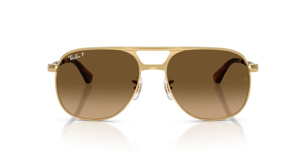 Lentes De Sol Ray-Ban 0RB3793 Bill Max Café/Dorado