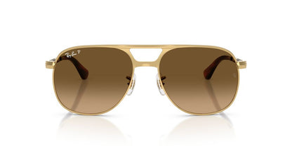 Lentes De Sol Ray-Ban 0RB3793 Bill Max Café/Dorado