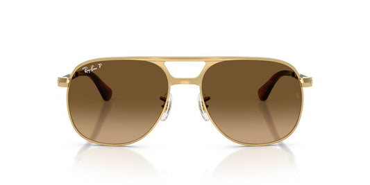 Lentes De Sol Ray-Ban 0RB3793 Bill Max Café/Dorado
