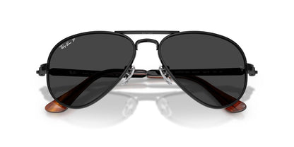 Anteojos De Sol Ray-Ban 0RB3925 Aviator Max Black Black Polar Negro/Negro