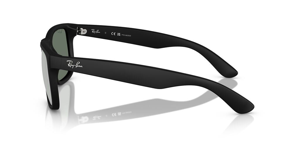 Anteojos De Sol Ray-Ban 0RB4165 Justin Rubber Black