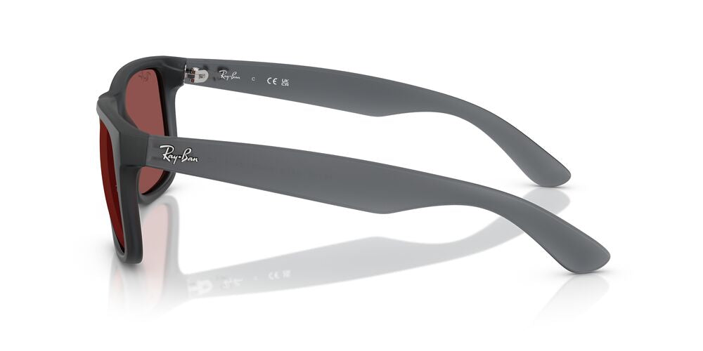 Anteojos De Sol Ray-Ban 0RB4165 Justin Opal Grey Dark Violet