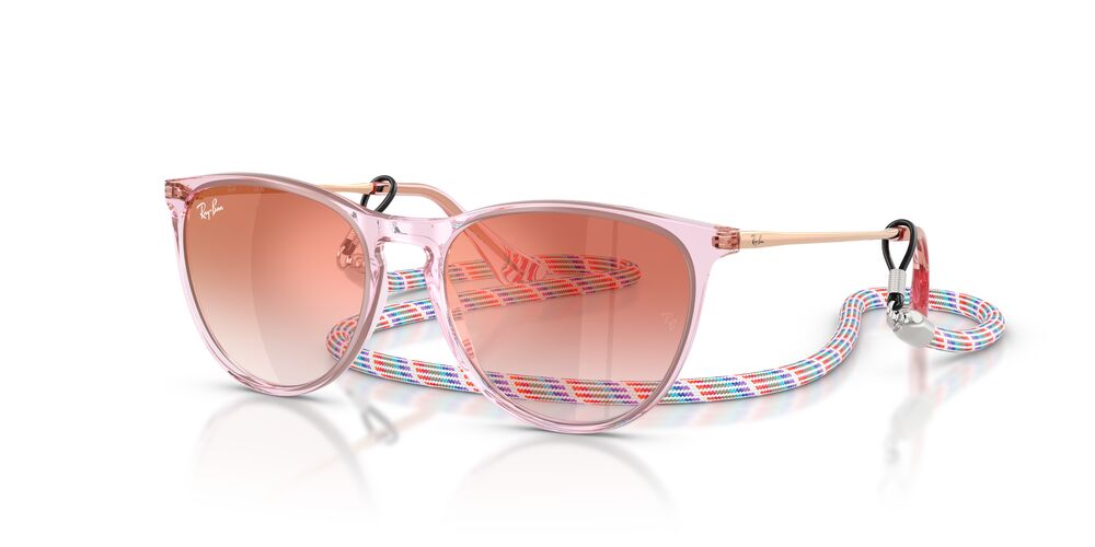 Anteojos De Sol Ray-Ban 0RJ9060S Junior Erika Rojo/Violeta