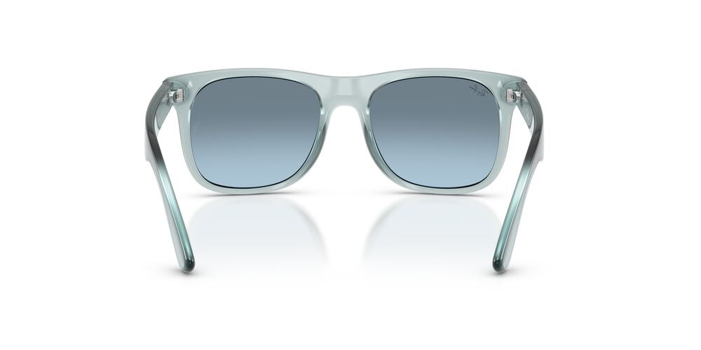 Anteojos De Sol Ray-Ban 0RJ9069S Junior Justin Grey Mirror Rose Espejo Azul Degradado Gris