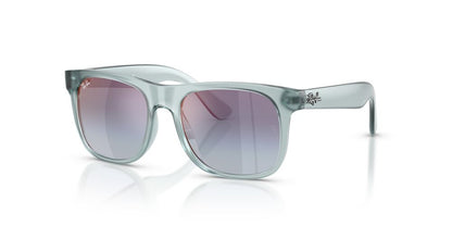 Anteojos De Sol Ray-Ban 0RJ9069S Junior Justin Grey Mirror Rose Espejo Azul Degradado Gris