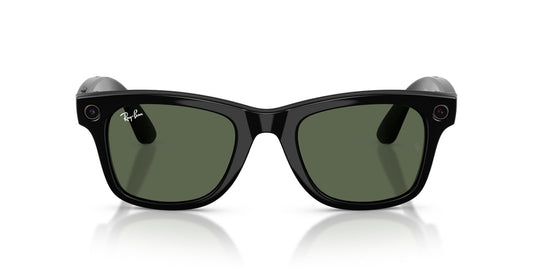 Anteojos De Sol Ray-Ban Meta 0RW4012 Wayfarer Verde/Negro